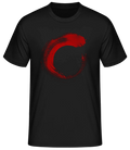 SHAN Red Circle Black T-Shirt Children